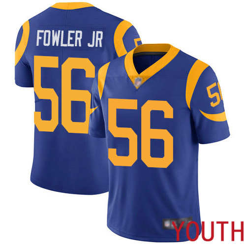 Los Angeles Rams Limited Royal Blue Youth Dante Fowler Jr Alternate Jersey NFL Football #56 Vapor Untouchable->los angeles rams->NFL Jersey